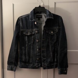 Lucky Brand Women's Dark Blue Jean Jacket